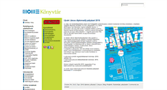 Desktop Screenshot of konyvtar.mome.hu